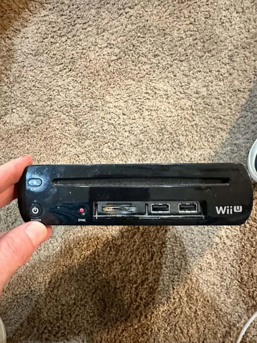 Nintendo Wii U 32GB Deluxe Black Console WUP-101(02)